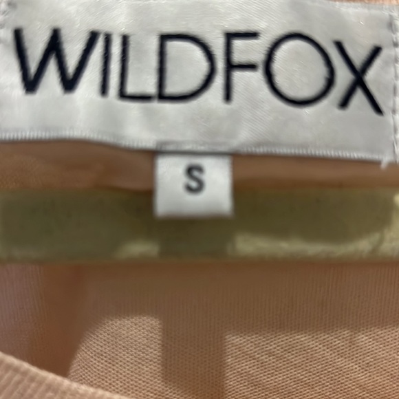 Wild fox crop top - adorable light pink with diamonds - Picture 3 of 4